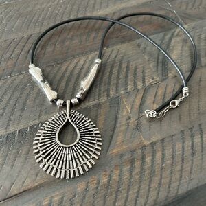 Elegant Silver Pendant Necklace